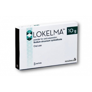 LOKELMA 10 GM ( SODIUM ZIRCONIUM CYCLOSILICATE ) POWDER FOR ORAL SUSPENSION 3 SACHETS